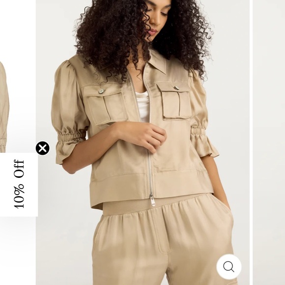 cinq a sept Jackets & Blazers - Women's Tan set